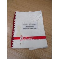 Spellman RHR 30P60C Power Supply Instruction Manual RHR30P60C - Used