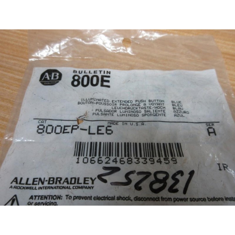 Allen Bradley 800ep-le6 Illum. Push Button 800role6 - Mara Industrial