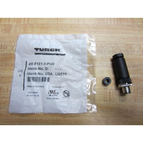 Turck BS 8151-0PG9 U6570 Connector  BS81510PG9