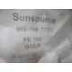 Sunsource PE100G1S-H Bag Filter (Pack of 34) - New No Box