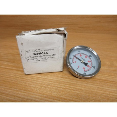 Miljoco B259951-C Bimetal Thermometer 5DJG7