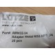 Lutze AMM32-34 Metal Adapter AMM3234 - New No Box
