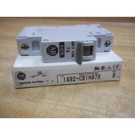 Allen Bradley 1492-CB1H070 Circuit Breaker 7 Amp 1 Pole