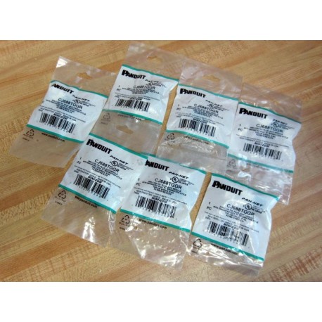 Panduit CJ688TGGR Mini-Com Module (Pack of 7)