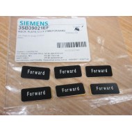 Siemens 3SB39021EF Inscription Plate (Pack of 6)