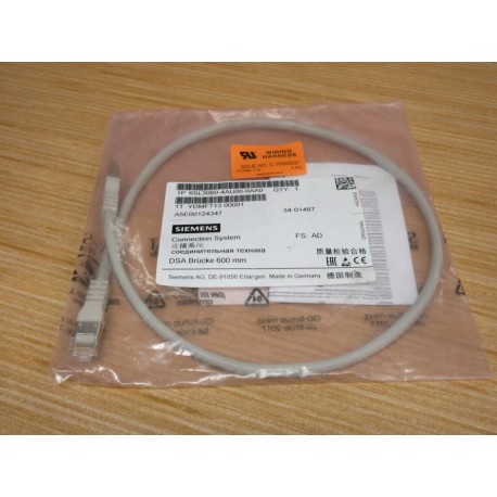 Siemens 6SL3060-4AU00-0AA0 Sinamics Drive-Cliq Cable 6SL30604AU000AA0