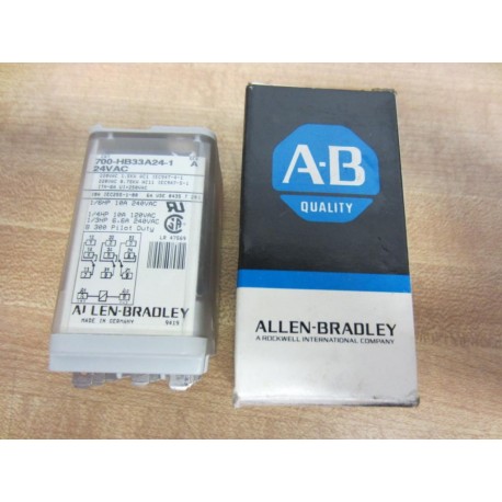 Allen Bradley 700-HB33A24-1 Relay  700HB33A241 Series A