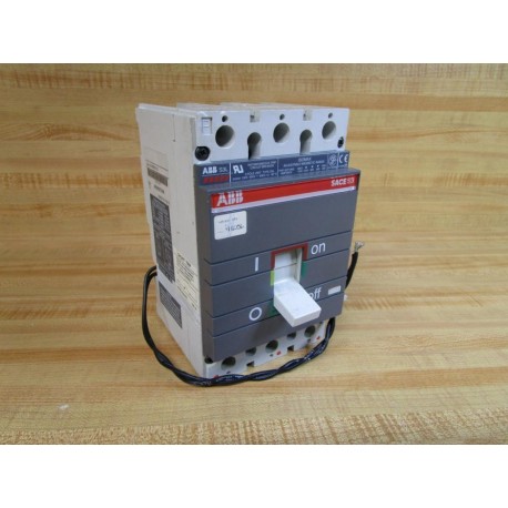 ABB SACE S3L 100A Circuit Breaker SACES3L WOut Terminal Cover - Used