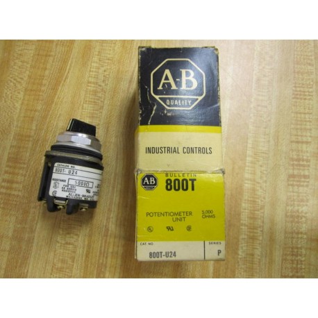 Allen Bradley 800T-U24 Potentiometer 800TU24 Series P