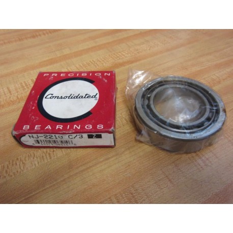 Precision Consolidated Bearings NJ-2210 Bearing NJ2210 C3