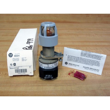 Allen Bradley 800H-PP16A Pilot Light 800HPP16A