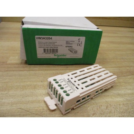 Schneider Electric VW3A3204 Extension Output Relay Module 070253