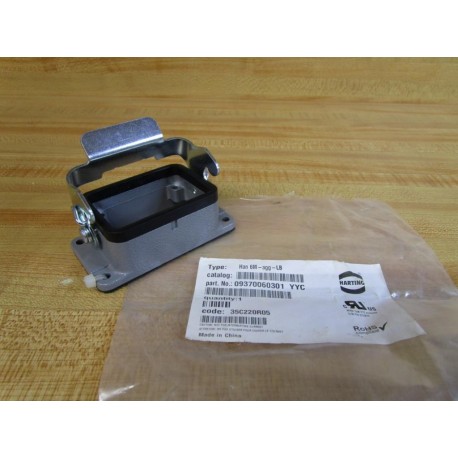 Harting 09370060301 Connector Housing Base Han 6M-agg-LB