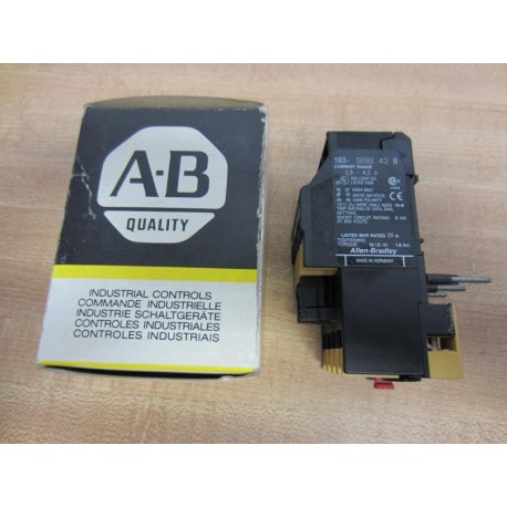 Allen Bradley 193-BSB-42 Overload Relay 193BSB42