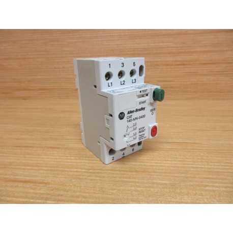 Allen Bradley 140-MN-0400 Motor Starter 140MN0400 Ser. D - Used