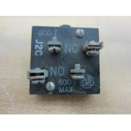 Allen Bradley 800T-J2C Contact Block 800TJ2C - Used