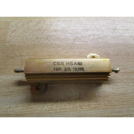 CGS HSA50 Wirewound Resistor CGS HSA50 (Pack of 2) - Used