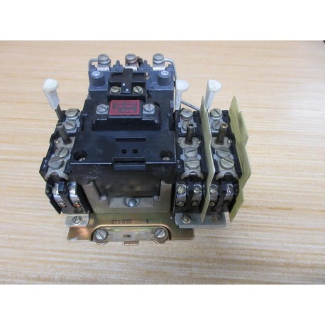 Allen Bradley 709-BOD Starter 709-B0D Ser. L W 3 Relays - Used