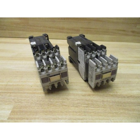 Allen Bradley 100-A09NZ*3 Contactor 100A09NZ3 W 195-FA22 (Pack of 2) - Used