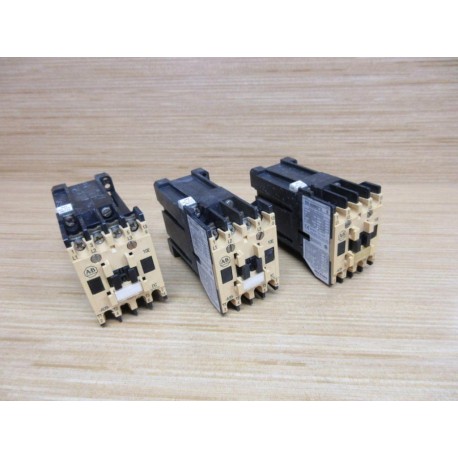 Allen Bradley 100-A09NZ*3 Contactor 100A09NZ3 Yellow (Pack of 3) - Used