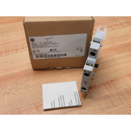 Allen Bradley 100-MCA02 Auxiliary Contact 100MCA02 Series B