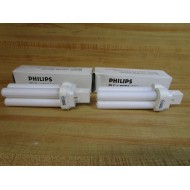 Philips PLC15MM22W27 Fluorescent Bulb PLC15MM22W27 (Pack of 2)