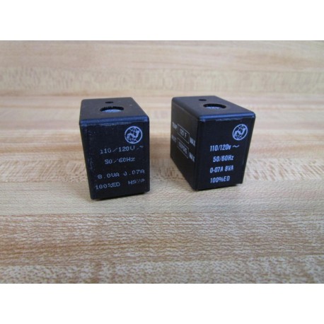 Norgren 0-07A 8VA Solenoid Coil  007A8VA (Pack of 2) - Used