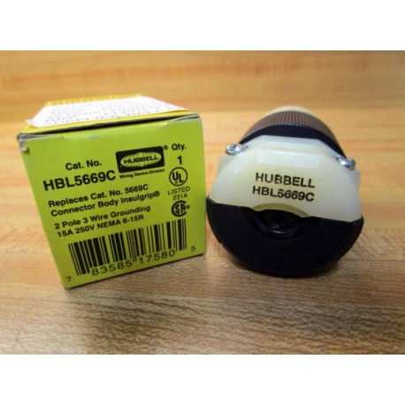 Hubbell HBL5669C Receptacle (Pack of 9)