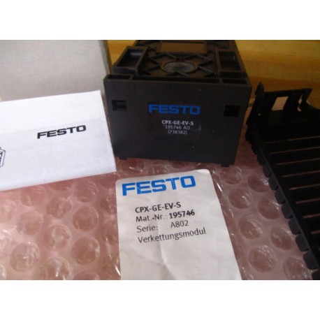 Festo CPX-GE-EV-S Interlinking Block 195746