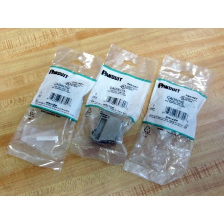 Panduit CADIN1IG Mini-Com Din Rail Adapter (Pack of 3)