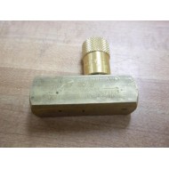 Deltrol Controls EF 20 B 14 Female Brass Check Valve - New No Box