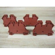 Allen Bradley 1492-J10 Terminal Block 1492J10 Red (Pack of 18) - New No Box