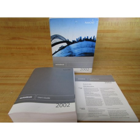 Autocad 00122-08108-9000 Autodesk Users Guide WOut Software - Used