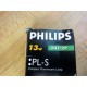 Philips PL-S13W8412P Double Tube Compact Fluorescent Bulb 13W (Pack of 3)