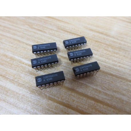 Harris ICM7556IPD Intersil Integrated Circuit (Pack of 6) - New No Box