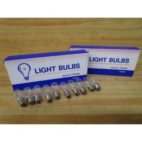 Generic 6S6-130V-CS Miniature Bulb 6S6130VCS (Pack of 20)