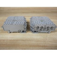 Wago 280-609 4 Conductor Terminal Block 280609 (Pack of 24) - Used