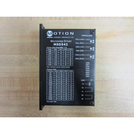 Motion Controls MSD542 Microstep Driver - New No Box