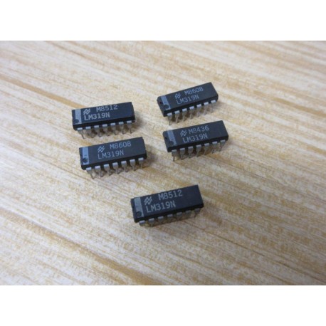 National Semiconductor LM319N High Speed Dual Comparator (Pack of 5) - New No Box