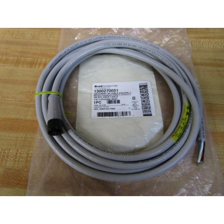 Brad Connectivity DND20A-M040 Woodhead Devicenet 5P Cable Assembly