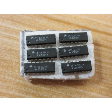 Motorola SN74LS221N Integrated Circuit (Pack of 6) - New No Box