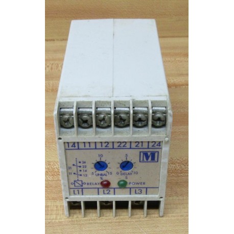 Multitek M200-PB1 Phase Balance Relay M200PB1 - Used