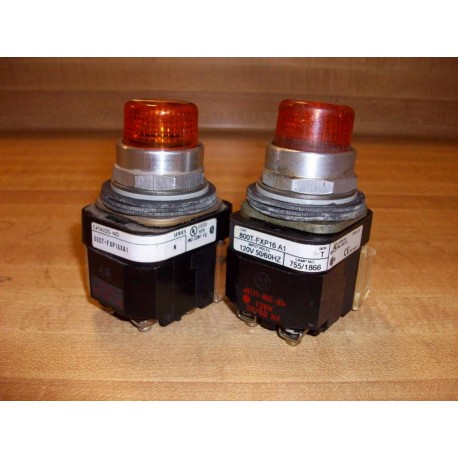 Allen Bradley 800T-FXP16A1 Illum. Button (Pack of 2) - Used