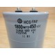 Hitachi HCGFAR Capacitor 1800MFD, 450VDC - New No Box
