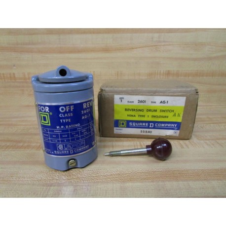 Square D 2601 AG-1 Reversing Drum Switch 55540