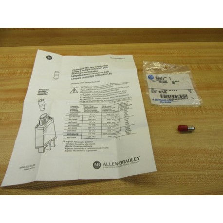 Allen Bradley 800T-N354R Pilot Light Bulb 800TN354R