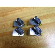 Micro Switch V7-3E17D8 Pin Plunger V73E17D8 WBracket (Pack of 4) - New No Box