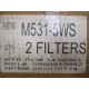IFM Efector M531-5WS Filter Element (Pack of 2)