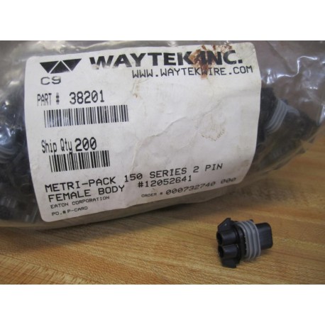 Waytek Wire 38201 Female Connector (Pack of 200)