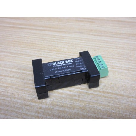 Black Box IC833A Mini Converter 724-746-5500 - New No Box - Mara Industrial